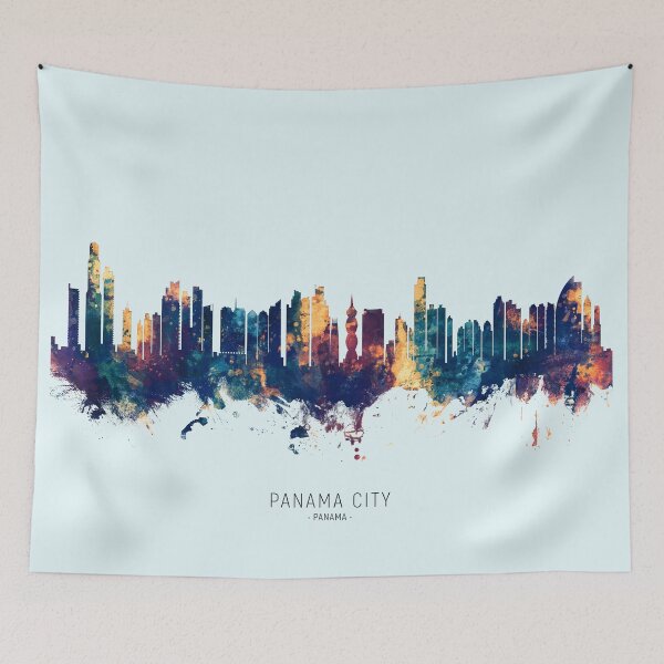 Item preview, Panama City Skyline designed and sold by ArtPrints.