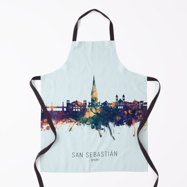 Item preview, San Sebastian Spain Skyline designed and sold by ArtPrints.