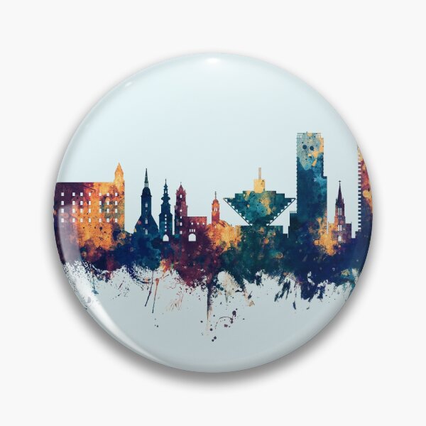 Item preview, Bratislava Slovakia Skyline designed and sold by ArtPrints.