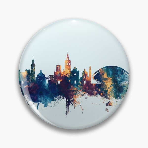Artikelvorschau, Valencia Spain Skyline entworfen und verkauft von ArtPrints.