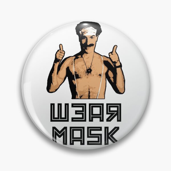 Item preview, Máscara de desgaste de Borat designed and sold by ProjecTees.