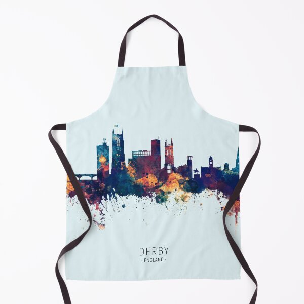 Artikelvorschau, Derby England Skyline entworfen und verkauft von ArtPrints.