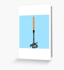 Bunsen Burner Greeting Card