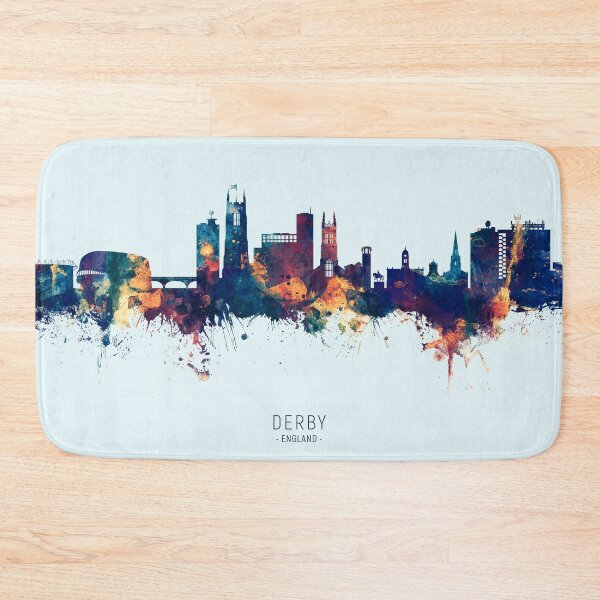 Item preview, Derby England Skyline designed and sold by ArtPrints.