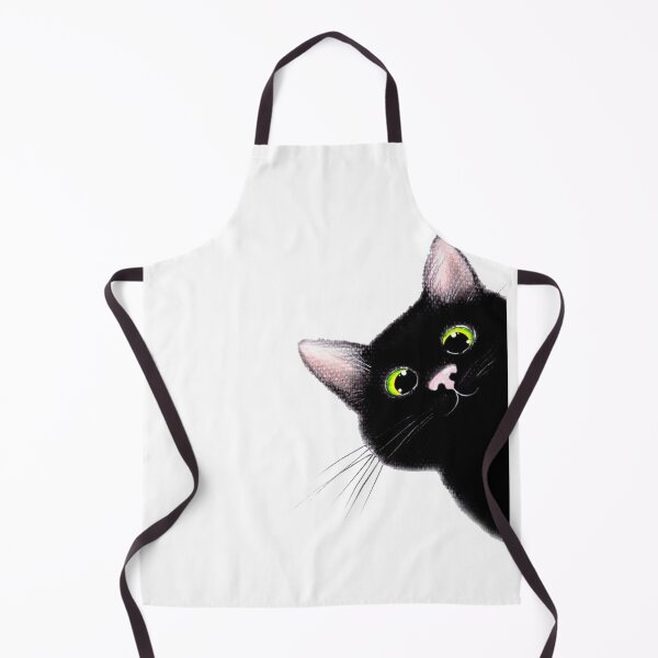 Item preview, Black cat peeking designed and sold by Madamad2004.