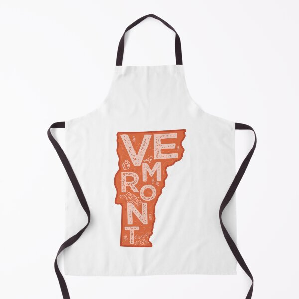 Item preview, Vermont Map Typography Red designed and sold by HelloGentry.