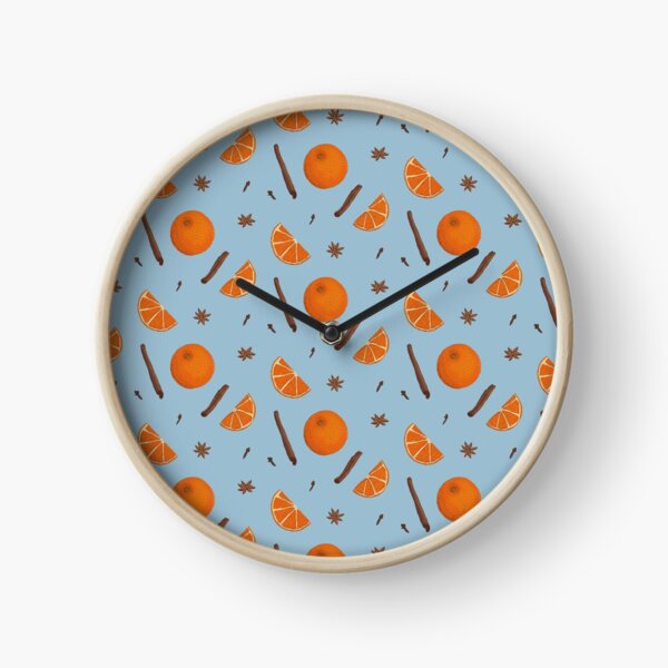 Mulled Wine Blue Clock