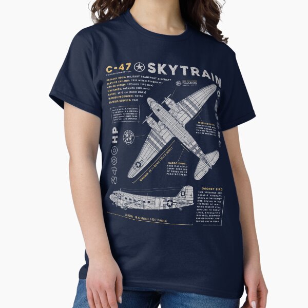 Item preview, C-47 Skytrain designed and sold by 909 Apparel®.