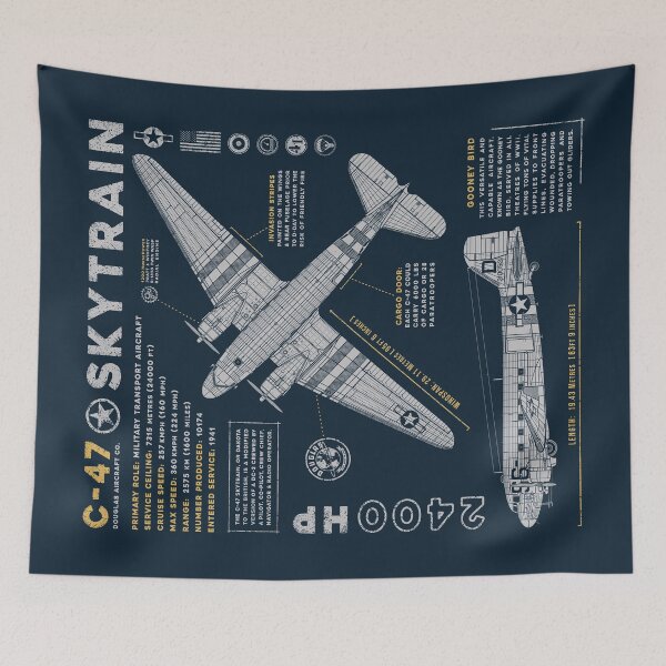 Item preview, C-47 Skytrain designed and sold by 909 Apparel®.