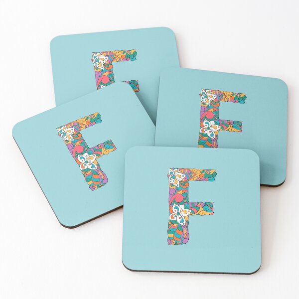Item preview, Letter F Monogram personalized name print  designed and sold by melbournegirl.