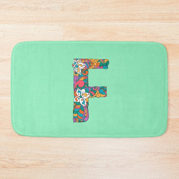 Item preview, Letter F Monogram personalized name print  designed and sold by melbournegirl.