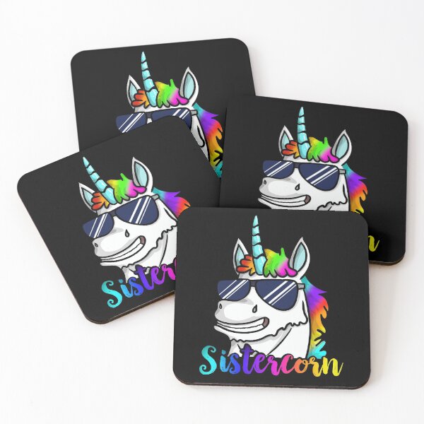 Item preview, Sistercorn Unicorn with Sunglasses  designed and sold by mermaidselina.
