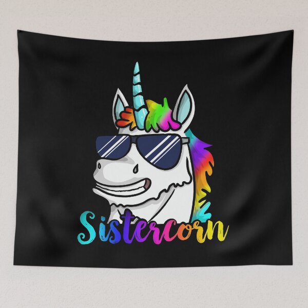 Item preview, Sistercorn Unicorn with Sunglasses  designed and sold by mermaidselina.