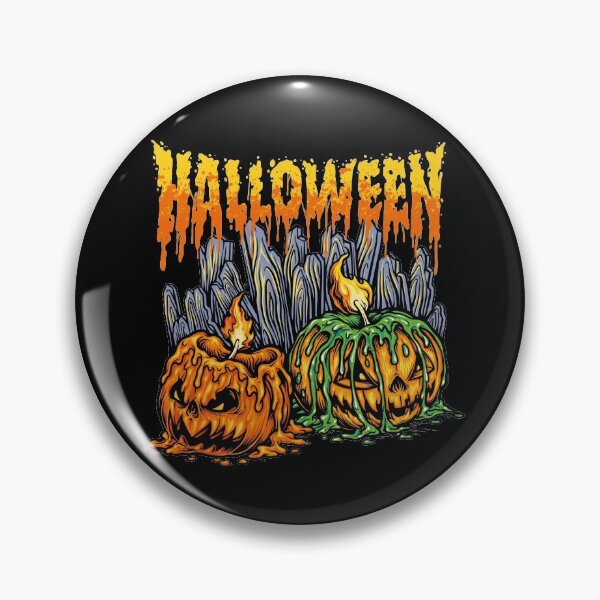 Item preview, Halloween Pumpkins With Candles Scary Gift designed and sold by Marco Damm.