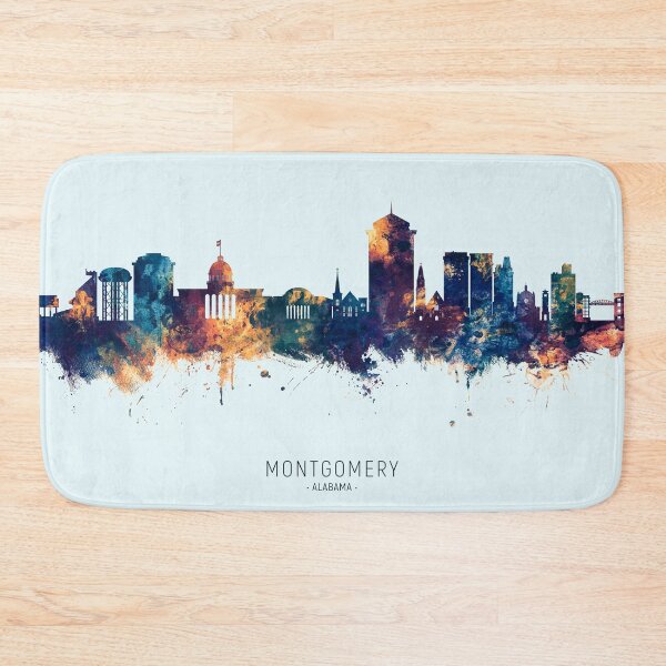 Item preview, Montgomery Alabama Skyline designed and sold by ArtPrints.