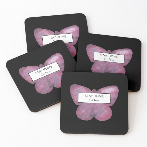 Item preview, A Part Together Game - STAY HOME - Curfew in mottled purple designed and sold by Jenni Ivins.