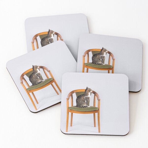 Item preview, a cat on a chair designed and sold by 1STunningART.