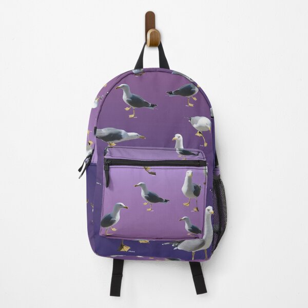 Item preview, staying Seagulls on ultra violet background designed and sold by AHELENE.