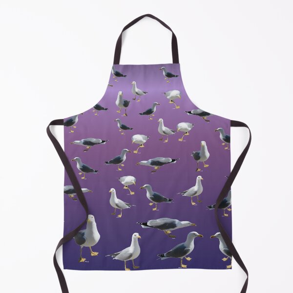 Item preview, staying Seagulls on ultra violet background designed and sold by AHELENE.