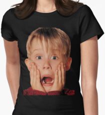 Macauly Culkin From Home Alone Women's Fitted T-Shirt