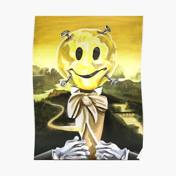 the cruel nails on a happy face Poster