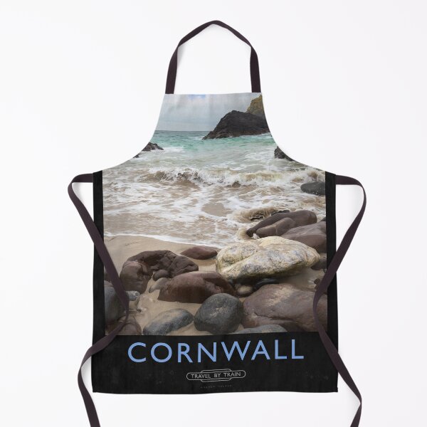 Item preview, Kynance Cove Railway Poster designed and sold by andrewroland.