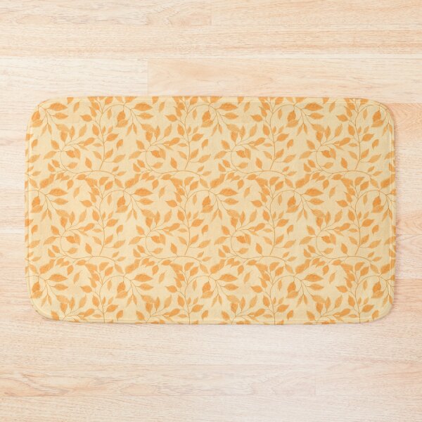 Item preview, Orange Leaves Vines Pattern designed and sold by everything4eva.