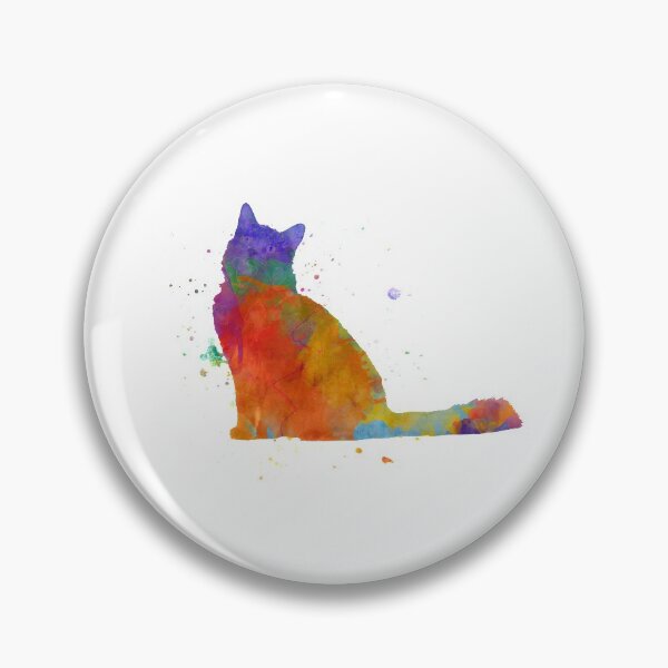 Item preview, Nebelung  cat in watercolor designed and sold by paulrommer.