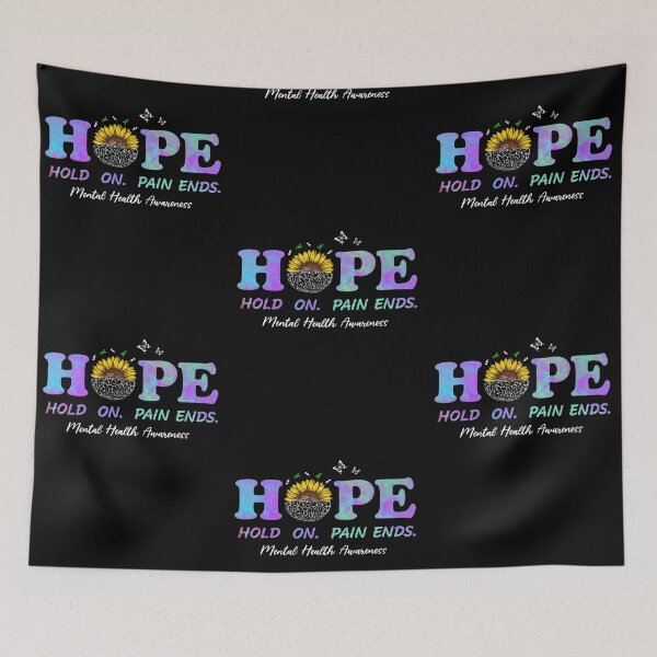 Item preview, Best Matching Mental Health Illness Shirt Hope Sunflower Ribbon Depression Awareness T Shirt designed and sold by tuanitus.
