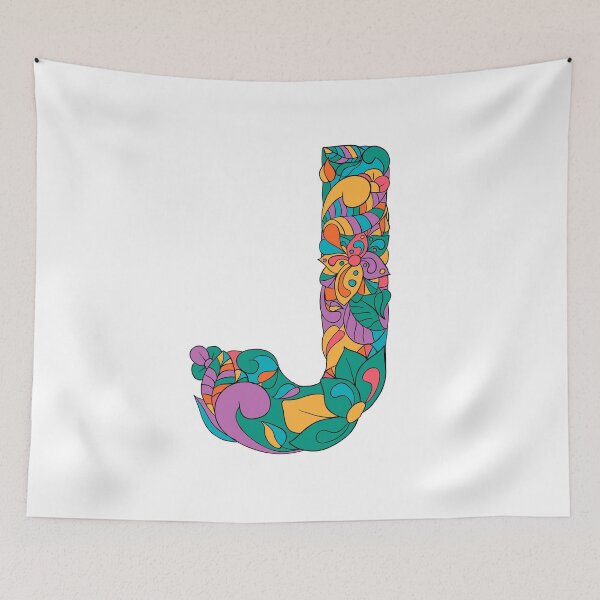 Item preview, Letter J Monogram personalized name print  designed and sold by melbournegirl.