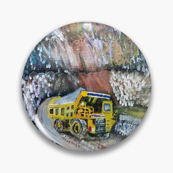 Item preview, Construction Quarry, Yellow Truck, Offroad Tractor, Cement Pickup designed and sold by CiliannArt.
