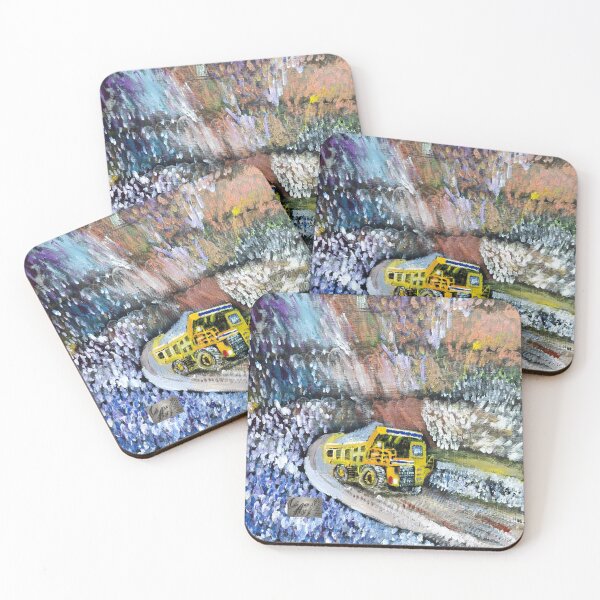 Item preview, Construction Quarry, Yellow Truck, Offroad Tractor, Cement Pickup designed and sold by CiliannArt.