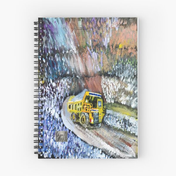 Item preview, Construction Quarry, Yellow Truck, Offroad Tractor, Cement Pickup designed and sold by CiliannArt.