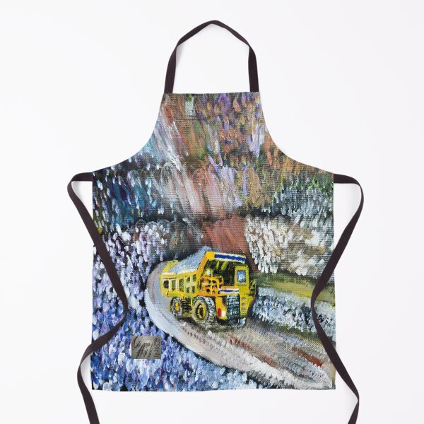 Item preview, Construction Quarry, Yellow Truck, Offroad Tractor, Cement Pickup designed and sold by CiliannArt.