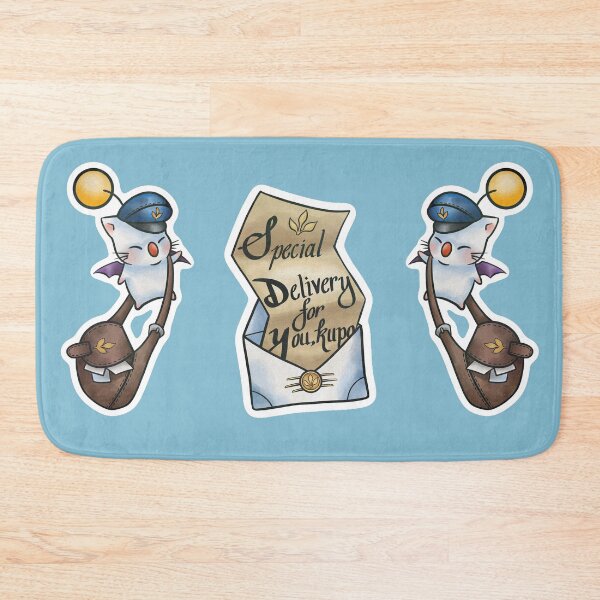 Item preview, Special delivery, kupo! Delivery moogle from Final Fantasy 14 art designed and sold by SamInJapan.
