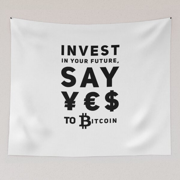 Item preview, Invest in your future, say YES (¥€$) to Bitcoin designed and sold by Bouzdesigns.