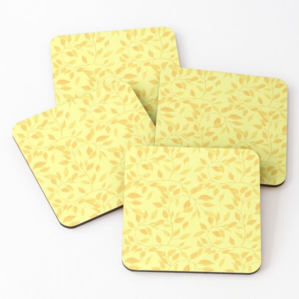 Item preview, Yellow Leaves Vines Pattern designed and sold by everything4eva.