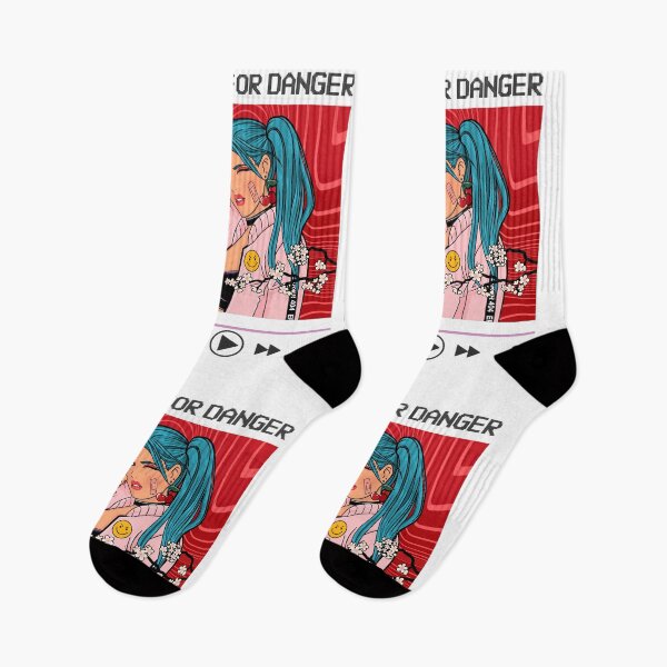 Item preview, Trendy Comic Girl with Gun, "I live for Danger" designed and sold by tepalistings.