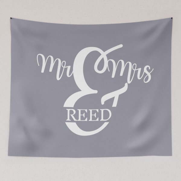 Item preview, Mr & Mrs REED | SILVER designed and sold by yourscotborders.