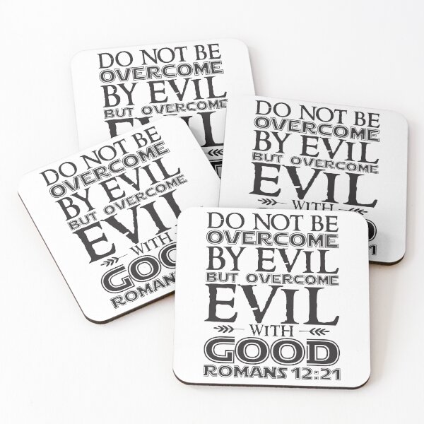 Item preview, Romans 12:21 Do Not Be Overcome By Evil But Overcome Evil With Good designed and sold by plushism.