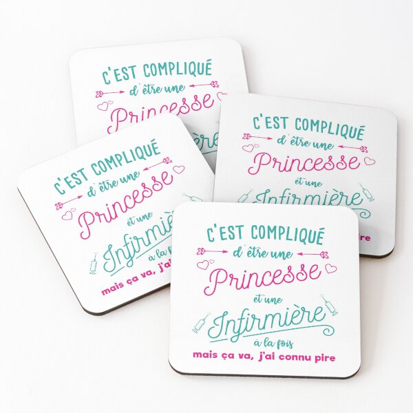 Aperçu de l'œuvre infirmière humour princesse créée et vendue par Catcrea.