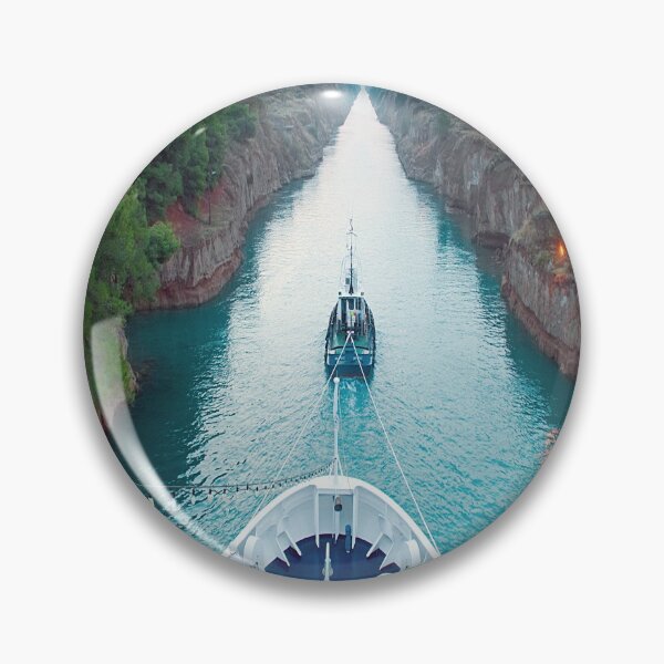 Item preview, Entering the Corinth Canal designed and sold by frankuffmann.