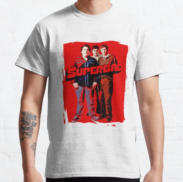 superbad train scene t shirt