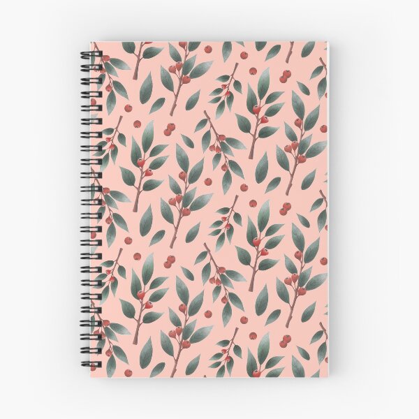 Item preview, Christmas Berries Botanical Pattern designed and sold by paperwillow.