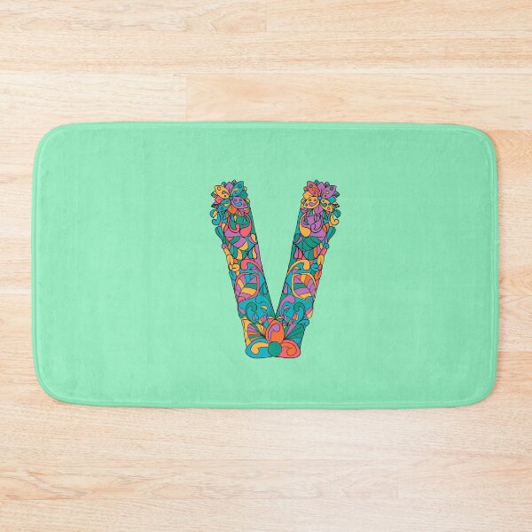 Item preview, Letter V Monogram personalized name print  designed and sold by melbournegirl.