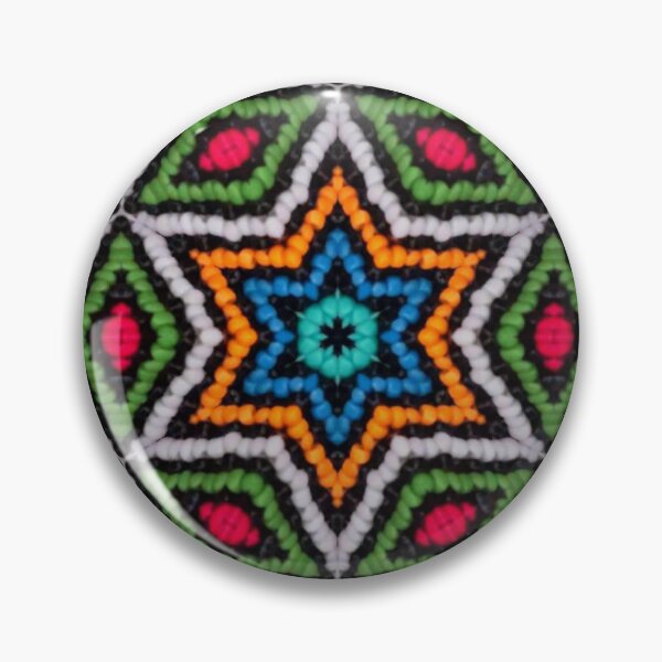 Item preview, Traditional Beads for Africa, African beadwork Stars Orange designed and sold by ZenArt-Fern.