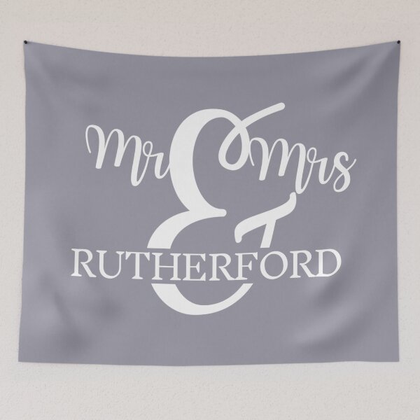Item preview, Mr & Mrs RUTHERFORD | SILVER designed and sold by yourscotborders.