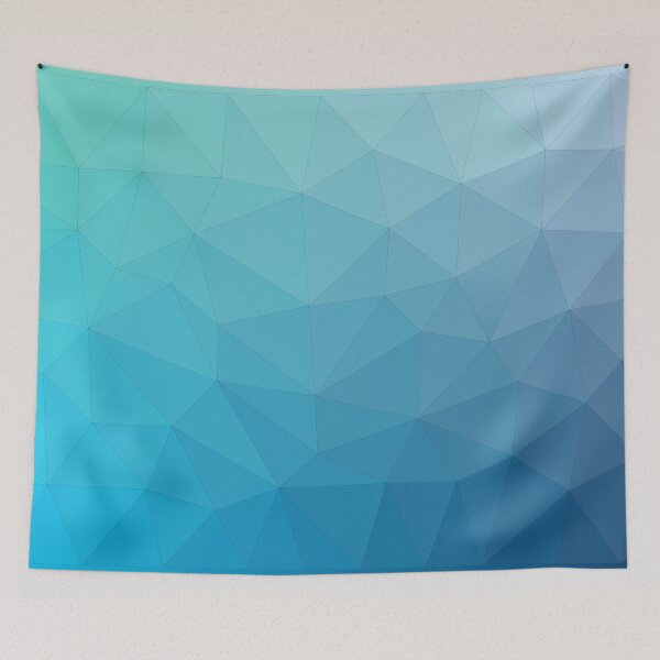 Item preview, Ocean Inspired Triangle Gradient Pattern designed and sold by Bojkiw.