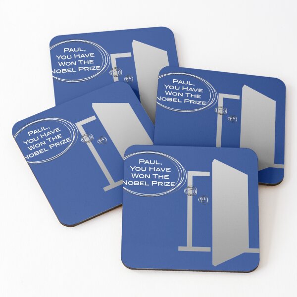 Item preview, Paul, you have won the nobel prize - blue background designed and sold by Aura-E.