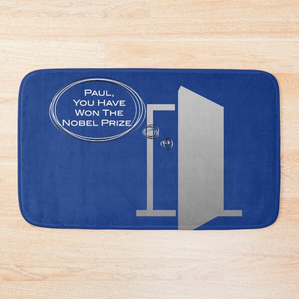 Item preview, Paul, you have won the nobel prize - blue background designed and sold by Aura-E.
